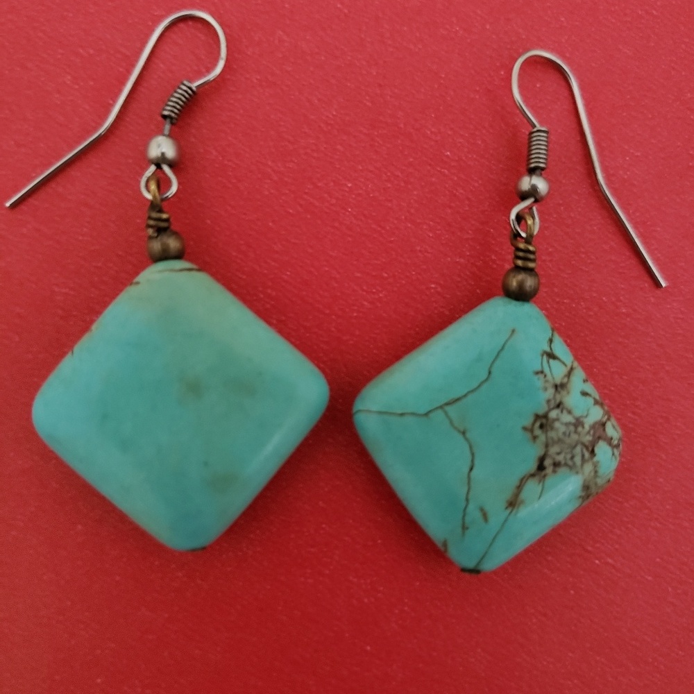925 Turquoise Earrings